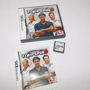 Nintendo DS 2KSports TOPSPIN3 Tennis Game Complete with Case & Instructions